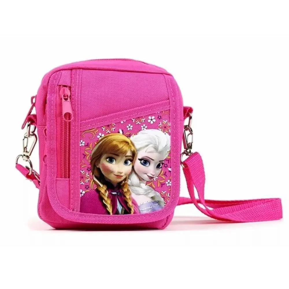 Disney Frozen Girl's Pink Mini Dual Purpose Fanny Pack Crossbody Bag